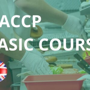 Online HACCP Basic Course in English