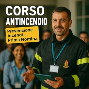 CORSO ANTINCENDIO LIVELLO 1 PRIMA NOMINA 4 ORE